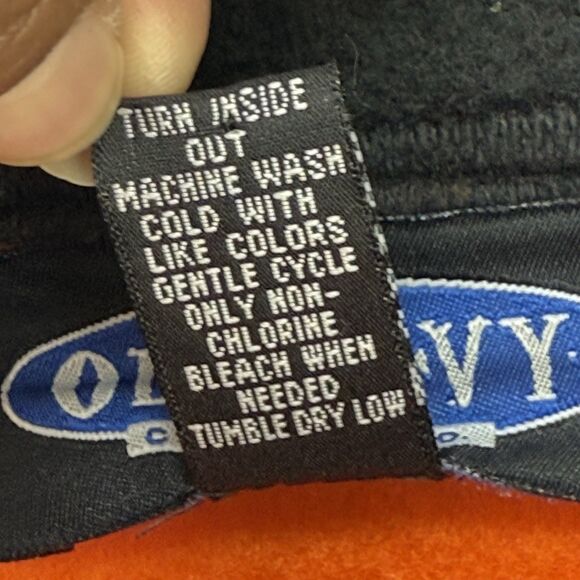 Old Navy Vintage Y2K Fleece Quarter Zip Orange Unisex Size L - Picture 13 of 16